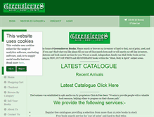 Tablet Screenshot of greensleevesbooks.co.uk